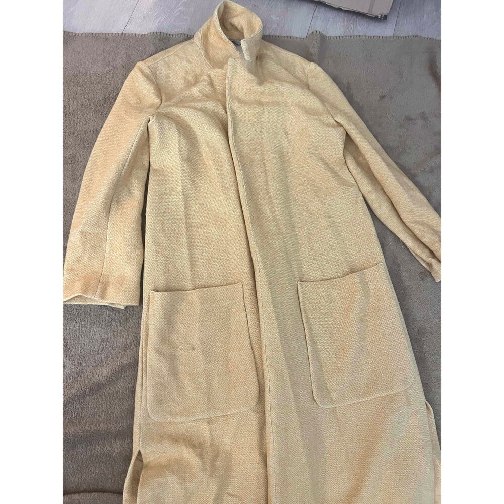 ZARA Trafaluc Longline Coat – Camel Beige, Size XS - Picture 3 of 7